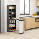 Three-Part Work Desk, with Storage and Writing Board - Black