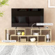 TV Stand for TVs up to 75 Inches, Free Combination TV Unit with Storage Shelves, Extendable Entertainment Centre for Living Room