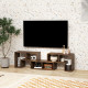 TV Stand for TVs up to 75 Inches, Free Combination TV Unit with Storage Shelves, Extendable Entertainment Centre for Living Room