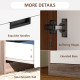 Two Door, Two Drawer Wardrobe - White/Brown