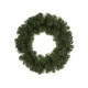 18 Inch Pvc Wreath With 120 Tips With Hang Tag
