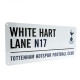 Tottenham Hotspur FC White Street Sign