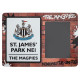 Newcastle United FC St. James&#039; Park Picture Frame Sign