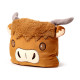 2-in-1 Blankeazzz Plush Toy &amp; Travel Blanket - Highland Coo