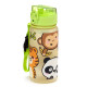 350ml Shatterproof Pop Top Children&#039;s Water Bottle - Adoramals Wild