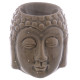 Ceramic Crackled Glaze Buddha Head Oil Burner