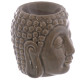 Ceramic Crackled Glaze Buddha Head Oil Burner