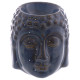 Ceramic Crackled Glaze Buddha Head Oil Burner