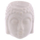 Ceramic Crackled Glaze Buddha Head Oil Burner