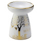 Ceramic Metallic Gold Tree Eden Oil and Wax Burner