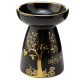 Ceramic Metallic Gold Tree Eden Oil and Wax Burner