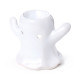 Ceramic Shaped Oil &amp; Wax Burner - Ghost