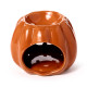 Ceramic Shaped Oil Burner - Pumpkin Jack O Lantern