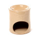 Ceramic Small Oil Burner - Eden Embossed Flower