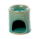 Ceramic Small Oil Burner - Eden Embossed Flower