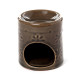 Ceramic Small Oil Burner - Eden Embossed Flower
