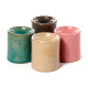 Ceramic Small Oil Burner - Eden Embossed Flower