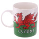 Collectable Porcelain Mug - Welsh Dragon Wales (Cymru)