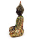 Decorative Black &amp; Orange Gold Thai Buddha - Contemplation