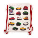 Drawstring Canvas Bag - Fiat 500 Repeat