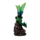 Enchanted Nightmare Dragon - Emerald Spirit of the Forest Skull