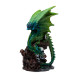 Enchanted Nightmare Dragon - Emerald Spirit of the Forest Skull
