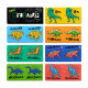 Kids Dominoes Set - Dinosauria