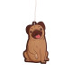 Mopps Pug Chocolate Scented Air Freshener