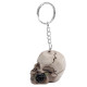 Novelty Keyring - Skulls and Roses Skull with Rose