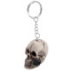 Novelty Keyring - Skulls and Roses Skull with Rose