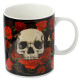 Porcelain Mug - Skulls &amp; Roses