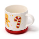 Porcelain Mug &amp; Coaster Lid Set - Christmas Baker Street