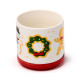 Porcelain Mug &amp; Coaster Lid Set - Christmas Baker Street