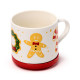 Porcelain Mug &amp; Coaster Lid Set - Christmas Baker Street