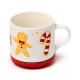 Porcelain Mug &amp; Coaster Lid Set - Christmas Baker Street