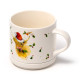 Porcelain Mug &amp; Coaster Lid Set - Christmas Jan Pashley Highland Coo