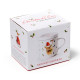 Porcelain Mug &amp; Coaster Lid Set - Christmas Jan Pashley Highland Coo