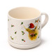 Porcelain Mug &amp; Coaster Lid Set - Christmas Jan Pashley Highland Coo