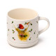 Porcelain Mug &amp; Coaster Lid Set - Christmas Jan Pashley Highland Coo