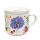 Porcelain Mug &amp; Coaster Lid Set - Nectar Meadows
