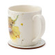 Porcelain Mug &amp; Coaster Set - Jan Pashley Highland Coo Cow