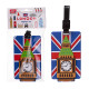 PVC Luggage Tag - London Souvenir Union Jack Big Ben