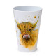 Recycled RPET Set of 4 Picnic Cups - Jan Pashley Highland Coo Cow