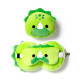 Relaxeazzz Travel Pillow &amp; Eye Mask - Adoramals Dinosaur