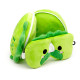Relaxeazzz Travel Pillow &amp; Eye Mask - Adoramals Dinosaur