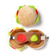 Relaxeazzz Travel Pillow &amp; Eye Mask - Fast Food Burger