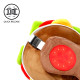 Relaxeazzz Travel Pillow &amp; Eye Mask - Fast Food Burger