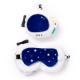 Relaxeazzz Travel Pillow &amp; Eye Mask - Space Cadet