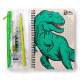 Spiral Bound A5 Lined Notebook - Dinosauria
