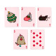 Standard Deck of Playing Cards - Christmas Pusheen the Cat